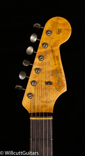 Fender Custom Shop Willcutt True '62 Stratocaster Journeyman Relic Black over 3TS '59 C