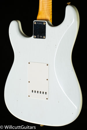 Fender Custom Shop Willcutt True '62 Stratocaster Journeyman Relic Olympic White Large C