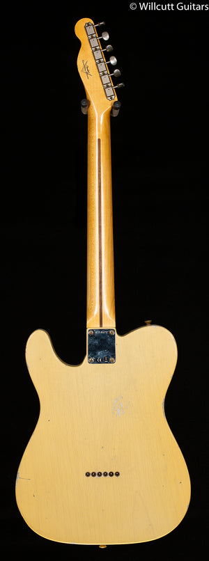 Fender Custom Shop 4/54 Blackguard Tele Blonde Willcutt Limited Original Neck Carve