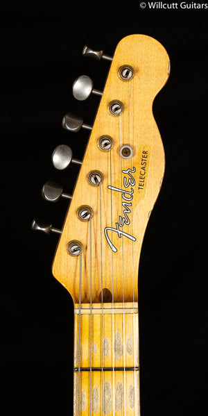 Fender Custom Shop 4/54 Blackguard Tele Blonde Willcutt Limited Original Neck Carve