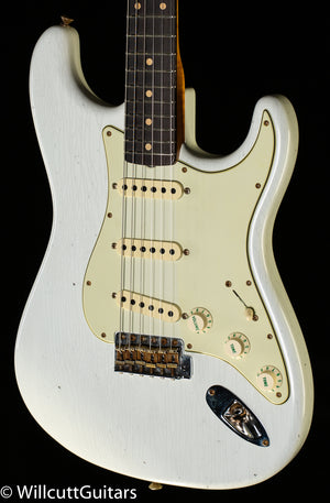 Fender Custom Shop Willcutt True '62 Stratocaster Journeyman Relic Olympic White 59 C
