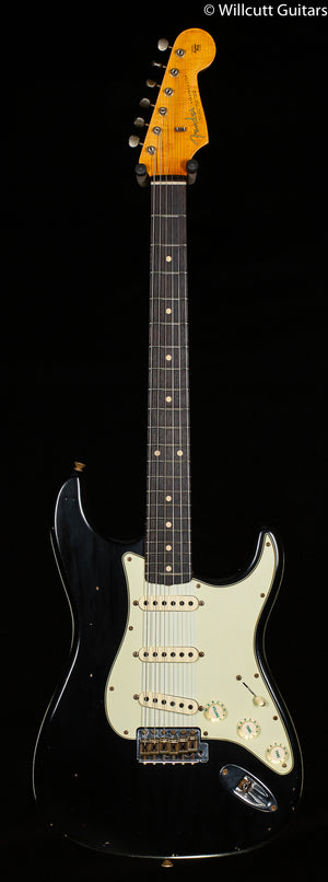 Fender Custom Shop Willcutt True '62 Stratocaster Journeyman Relic Black 60s Oval C