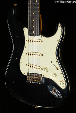 Fender Custom Shop Willcutt True '62 Stratocaster Journeyman Relic Black 60s Oval C