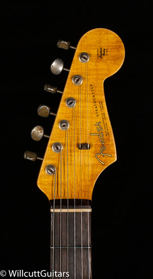 Fender Custom Shop Willcutt True '62 Stratocaster Journeyman Relic Olympic White 60s Oval C