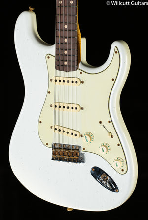 Fender Custom Shop Willcutt True '62 Stratocaster Journeyman Relic Olympic White 60s Oval C