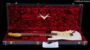 Fender Custom Shop Willcutt True '62 Stratocaster Journeyman Relic Olympic White 60s Oval C