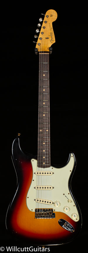 Fender Custom Shop Willcutt True '62 Stratocaster Journeyman Relic 3-Tone Sunburst 60s Oval C