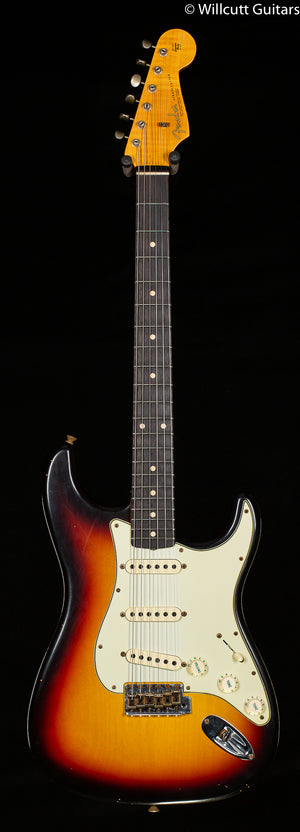 Fender Custom Shop Willcutt True '62 Stratocaster Journeyman Relic 3-Color Sunburst 57 V (035)