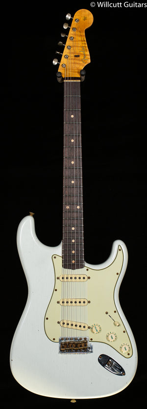 Fender Custom Shop Willcutt True '62 Stratocaster Journeyman Relic Olympic White 60s Oval C
