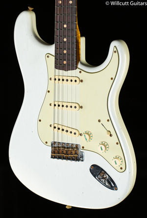 Fender Custom Shop Willcutt True '62 Stratocaster Journeyman Relic Olympic White 60s Oval C