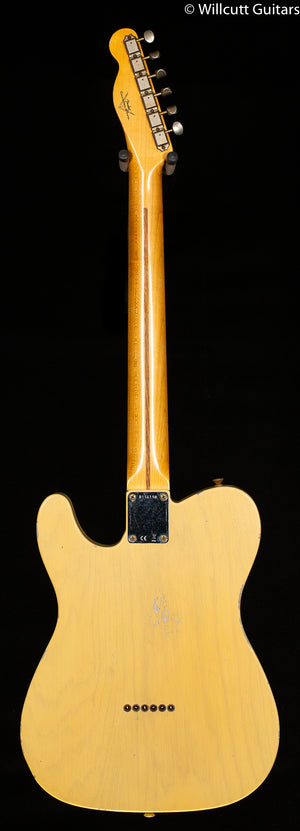 Fender Custom Shop 4/54 Blackguard Tele Blonde Willcutt Limited Original Neck Carve