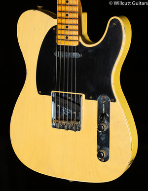 Fender Custom Shop 4/54 Blackguard Tele Blonde Willcutt Limited Original Neck Carve