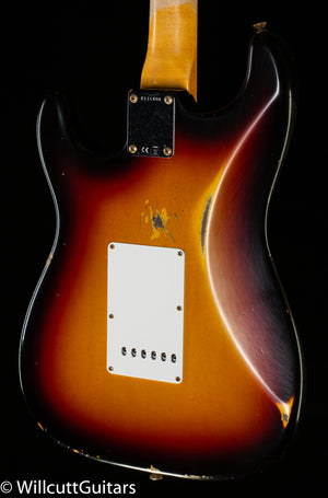 Fender Custom Shop "The 63" 1963 Stratocaster Relic 3-Tone Sunburst 65 C