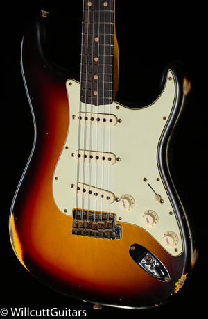Fender Custom Shop "The 63" 1963 Stratocaster Relic 3-Tone Sunburst 65 C
