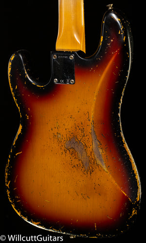 Fender Custom Shop 1959 Precision Bass Heavy Relic 3-Tone Sunburst (791)