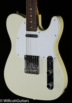 Fender Custom Shop Jimmy Page Signature Telecaster Journeyman Relic Rosewood Fingerboard White Blonde (916)