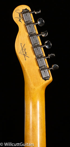 Fender Custom Shop Jimmy Page Signature Telecaster Journeyman Relic Rosewood Fingerboard White Blonde (916)