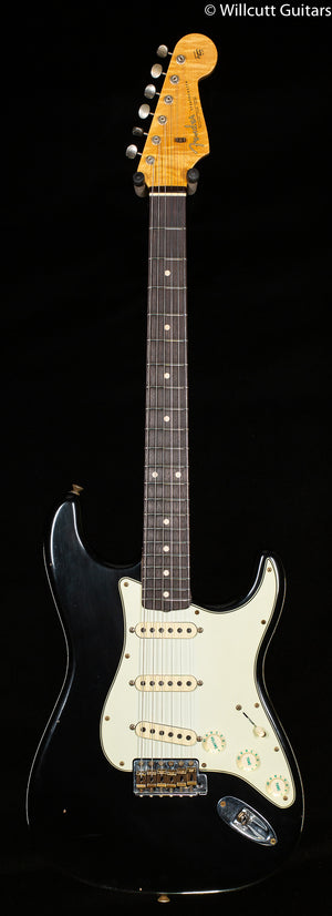 Fender Custom Shop Willcutt True '62 Stratocaster Journeyman Relic Black 60s Oval C