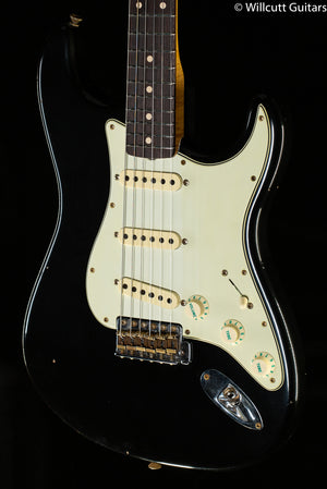 Fender Custom Shop Willcutt True '62 Stratocaster Journeyman Relic Black 60s Oval C