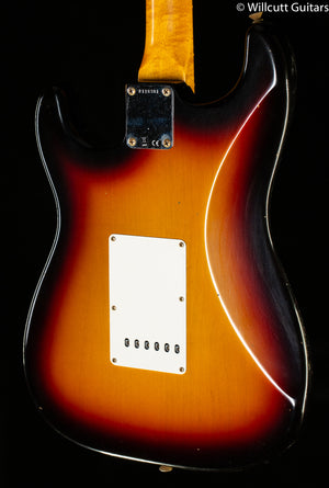Fender Custom Shop Willcutt True '62 Stratocaster Journeyman Relic 3-Tone Sunburst 60s Oval C