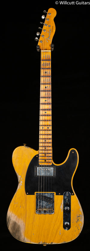 Fender Custom Shop Limited Edition '51 HS Telecaster Heavy Relic Maple Fingerboard Aged Butterscotch Blonde