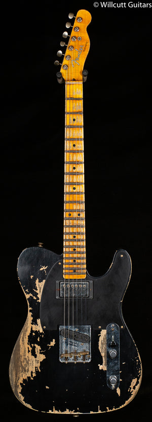 Fender Custom Shop Limited Edition '51 HS Telecaster Super Heavy Relic Aged Black (600)