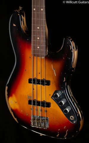 Fender Custom Shop Jaco Pastorius Tribute Fretless Jazz Bass Rosewood Fingerboard 3-Color Sunburst (795)