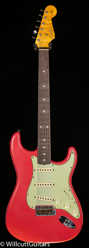 Fender Custom Shop Willcutt True '62 Stratocaster Journeyman Relic Fiesta Red Large C (878)