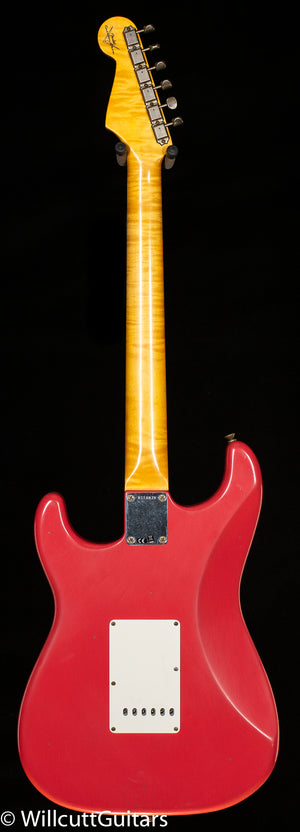 Fender Custom Shop Willcutt True '62 Stratocaster Journeyman Relic Fiesta Red Large C (878)