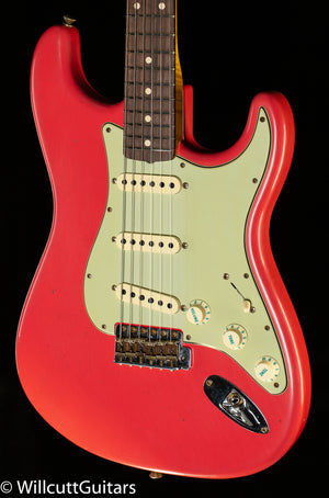 Fender Custom Shop Willcutt True '62 Stratocaster Journeyman Relic Fiesta Red Large C (878)