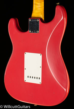 Fender Custom Shop Willcutt True '62 Stratocaster Journeyman Relic Fiesta Red Large C (878)