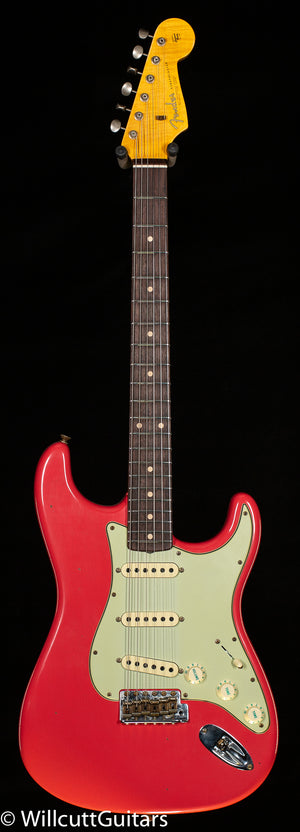 Fender Custom Shop Willcutt True '62 Stratocaster Journeyman Relic Fiesta Red Large C (882)