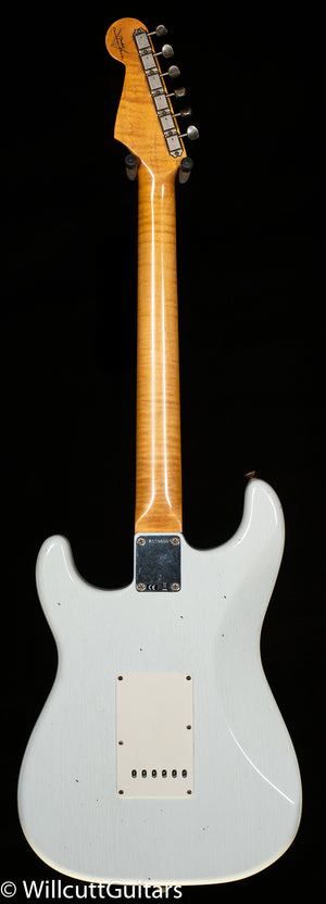 Fender Custom Shop Willcutt True '62 Stratocaster Journeyman Relic Olympic White Large C (055)