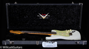 Fender Custom Shop Willcutt True '62 Stratocaster Journeyman Relic Olympic White Large C (055)