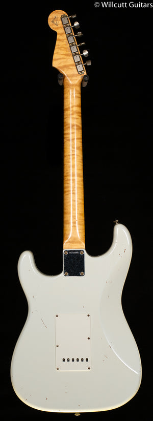 Fender Custom Shop True '62 Strat Journeyman Relic Masterbuilt Dennis Galuszka Olympic White Brazilian (636)