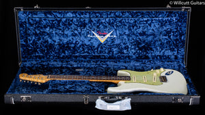 Fender Custom Shop True '62 Strat Journeyman Relic Masterbuilt Dennis Galuszka Olympic White Brazilian (636)