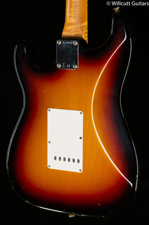 Fender Custom Shop Willcutt True '62 Stratocaster Journeyman Relic 3-Tone Sunburst 60s Oval C