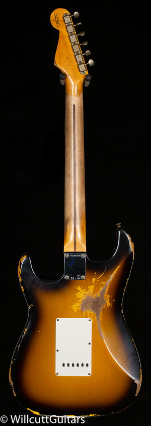 Fender Custom Shop 1955 Stratocaster Heavy Relic 2-Tone Sunburst (674)