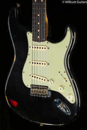 Fender Custom Shop Willcutt True '62 Stratocaster Journeyman Relic Black over 3TS '59 C