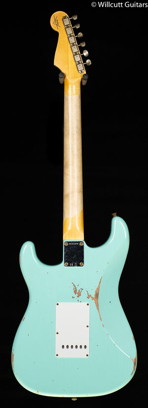 Fender Custom Shop "The 63" 1963 Stratocaster Relic Surf Green 65 C (923)