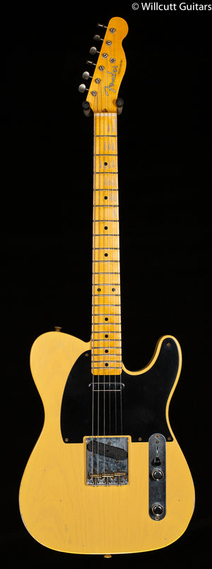 Fender Custom Shop 4/54 Blackguard Tele Blonde Willcutt Limited Original Neck Carve