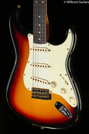 Fender Custom Shop "The 63" 1963 Stratocaster Relic 3-Tone Sunburst 65 C