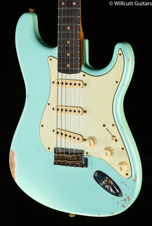 Fender Custom Shop "The 63" 1963 Stratocaster Relic Surf Green 65 C (151)