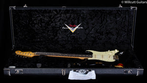 Fender Custom Shop Willcutt True '62 Stratocaster Journeyman Relic Black over 3TS '59 C