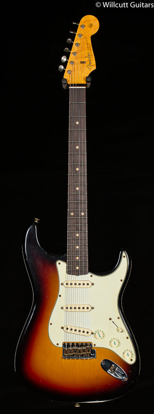 Fender Custom Shop Willcutt True '62 Stratocaster Journeyman Relic 3-Tone Sunburst 60s Oval C