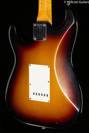 Fender Custom Shop Willcutt True '62 Stratocaster Journeyman Relic 3-Tone Sunburst 60s Oval C