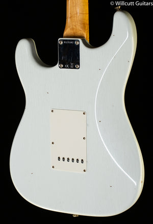Fender Custom Shop Willcutt True '62 Stratocaster Journeyman Relic Olympic White Large C (142)