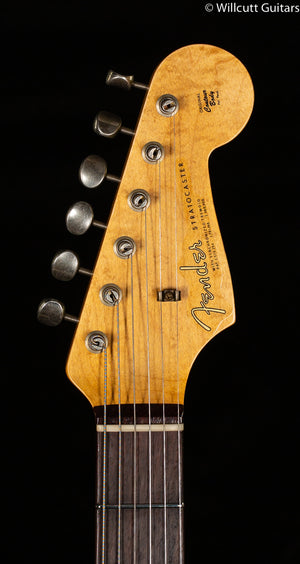 Fender Custom Shop Willcutt True '62 Stratocaster Journeyman Relic Olympic White Large C (142)