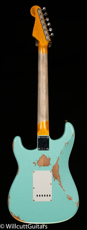 Fender Custom Shop 1961 Stratocaster Heavy Relic Surf Green (466)
