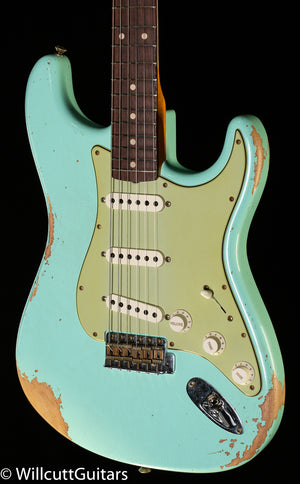 Fender Custom Shop 1961 Stratocaster Heavy Relic Surf Green (466)